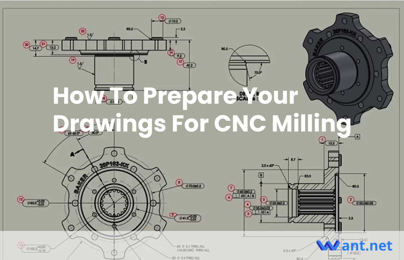Drawings For CNC Milling